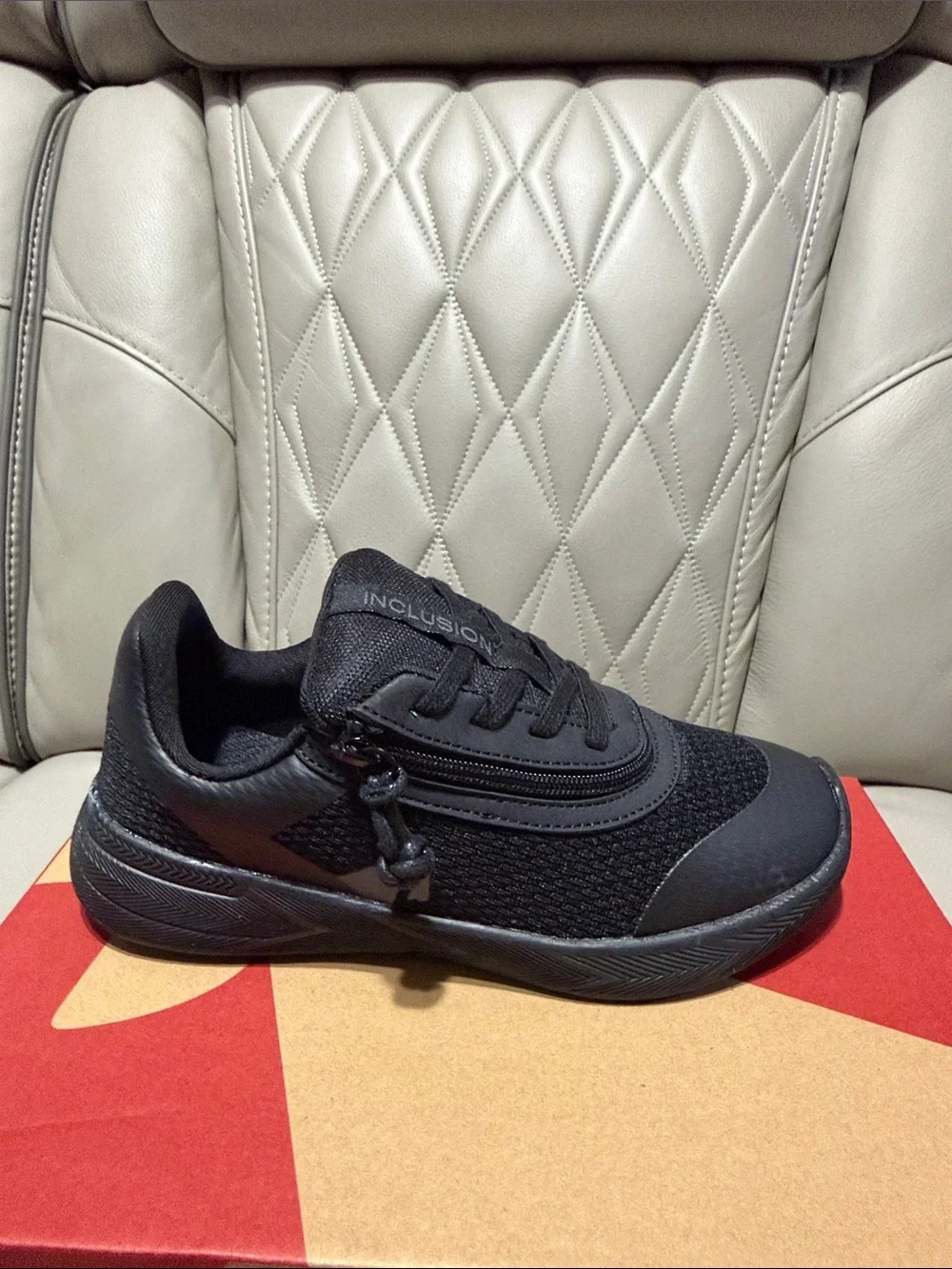 Billy Footwear Kids Black Sport Inclusion One Sneaker